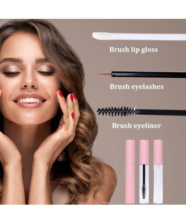 Empty Mascara Tube 3Pcs Mascara Tube and Wand 10ml Empty Lip Gloss and Eyeliner Tube Refillable Mascara Tubes Empty for Castor Oil - Buy Online on SooperMarket.com
