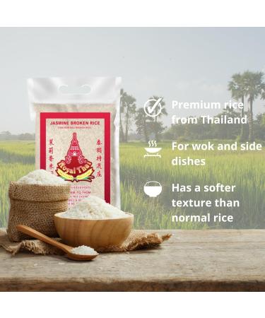 Buy Royal Thai Broken Jasmine Rice - 4.5 KG | Authentic Thai Rice for International Shipping - Buy Online on SooperMarket.com
