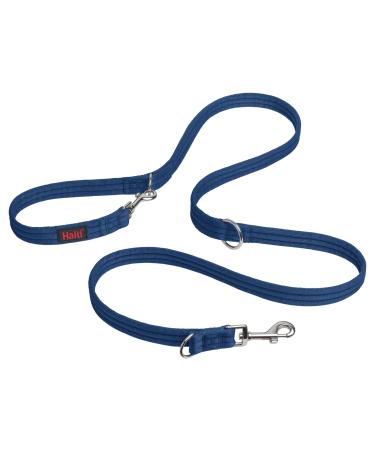 HALTI Double Guide - Multifunctional dog leash for training and walking with your dog.Light and padded with neoprene.Suitable for puppies (size small cobalt blue 2m) s cobalt blue