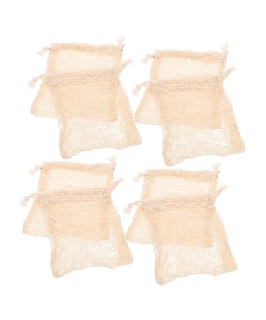 FRCOLOR 32 Pcs Soap Storage Bag Soap Exfoliating Bag Soap Bag Soap Mesh Bags Exfoliating Soap Bar Vibrant Pouches Bubble Makers Exfoliating Bar Soap Bubbling Bags Cotton Linen Sachet Grid 14x9.5x0.5cmx4pcs Assorted Colorx4pcs