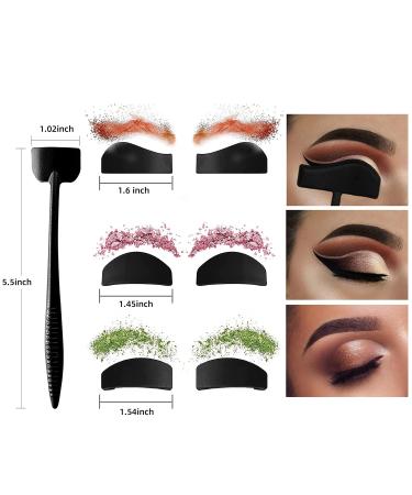 CRASE LINE KIT - 6 in 1 Silicone Eyeshadow Stamp & Applicator for Women | Quick & Easy Eye Makeup Tool for Beginners | Perfect for Lazy Eyeshadows - Buy Online on SooperMarket.com