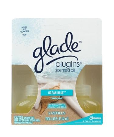 Glade Plugins Scented Oil 2 Ct. Refill-Ocean Blue-2 ct.