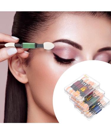 KALLORY Eyeshadow Eye Shadow Brush Eyeshadow Sponge Brush Double- ended Sponge Eye Shadow Sticks Eye Makeup (30 Piece) - Buy Online on SooperMarket.com