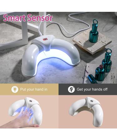 BS-MALL Gel UV LED Nail Lamp 36W with 3 Timer Settings and Scalable Design - Buy Online on SooperMarket.com