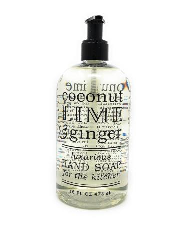 Greenwich Bay Coconut Lime & Ginger Hand Soap - 16 oz - Kitchen Soap - Luxurious Formula - Buy Online on SooperMarket.com