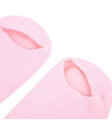 4 Pieces Moisturizing Gel Socks | Essential Oil Foot Care for Cracked Dry Feet - Beauty Salon Quality - Buy Online on SooperMarket.com