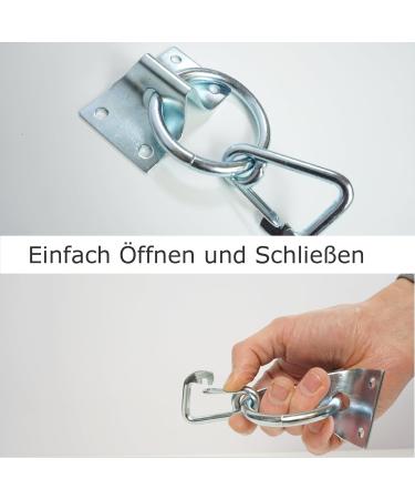 Augtop Stainless Steel Fastening Hooks for Horses & Cattle - Connect & Support with Screws & Dowels - Buy Online on SooperMarket.com