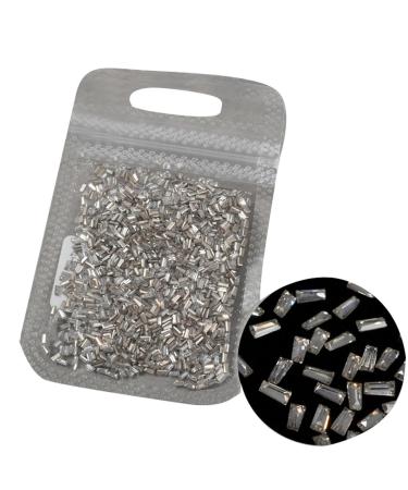 1440Pcs Flatback Rhinestones Nails Art For DIY Projects And Clothing Embellishments Crafts And Sewing Nails Art Decoration 03 small trapezoid