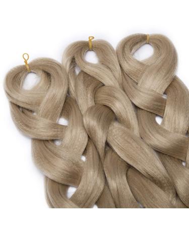 Tess Braids Extensions - Art Hair Crochet Jumbo Braids 1PC 165g | Mittelblond 100cm | Synthetic Braiding Hair #24 - Buy Online on SooperMarket.com