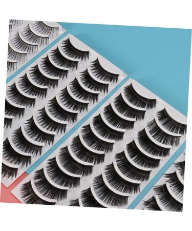 HAPINARY Beauty Fake Eyelashes 80 Pairs Fake Lashes Fake Eyelashes Eyeliner Pencil False Eyelashes Natural Eyelashes Cross Section Cosplay Lashes - Buy Online on SooperMarket.com