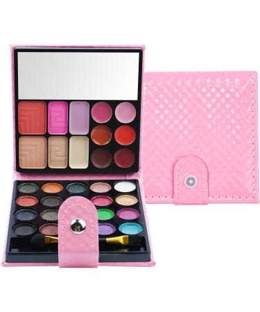 PhantomSky 32-Color Eyeshadow Palette Contouring Kit with Lipgloss, Blusher, and Concealer #4 - Ideal for Professional & Daily Makeup - Buy Online on SooperMarket.com