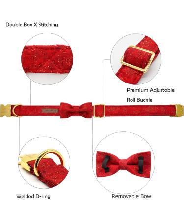 Lionheart Glory Christmas Dog Collar - Adjustable Soft Fly Collar for Big Dogs | X-Large Red Loop Collar (1 Pack) - Buy Online on SooperMarket.com