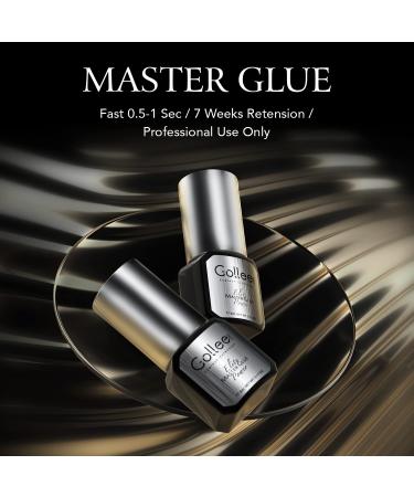 Fast Drying Eyelash Extension Glue 0.5 Sec | Waterproof Max Bonding | 6-8 Week Retention | Professional Use Black Adhesive (0.17fl.oz / 5ml) - Buy Online on SooperMarket.com