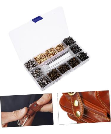 EXCEART 480pcs Rivets Metal Double Rivet Clothes Studs DIY for Bag Leather Belt Side Clothing Accessory - Buy Online on SooperMarket.com
