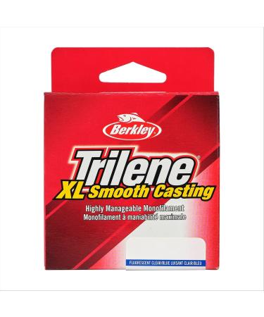 Berkley Trilene XL Smooth Casting Monofilament Service Spools (XLPS4-26), 110 Yd, pound test 4 - Fl. Clear/Blue