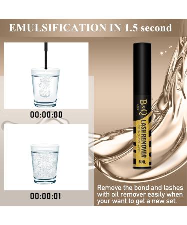 B&Q Eyelash Extension Kit B06 - 72Pcs Individual Lashes DIY Cluster Kit with Tweezers and Bond Remover | D-8-16 MIX B 06-Kit - Buy Online on SooperMarket.com