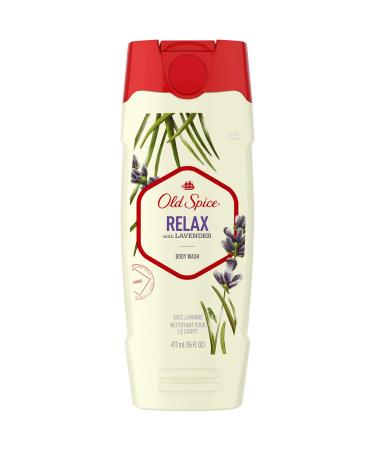 Old Spice Mens Body Wash Relax With Lavender 16 Oz