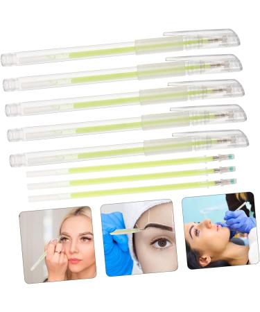 NOLITOY 5pcs Beauty Spot Eyebrow Pencil White Markers Medical Eyebrow Mapping Pencil Plastic - Buy Online on SooperMarket.com