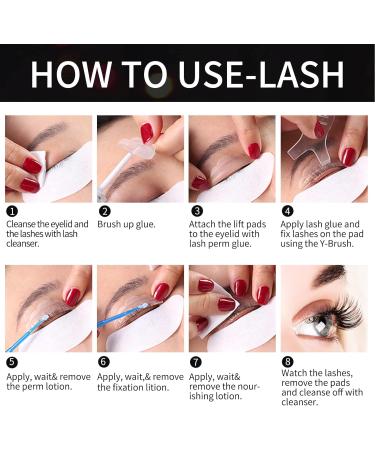 Lash Lift Kit Sachet Eyelash Perm Kit 2 In 1 Lash Brow Lamination Kit Semi-Permanent Eyebrow Eyelash Lifting Curling Perming Professional for Salon DIY at Home by DONG RHYME 1Box-Sachet Design - Buy Online on SooperMarket.com