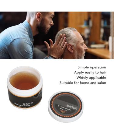 2 Pack Retro Hair Wax - Strong Hold Matte Finish for Men & Women | Plant Extracts - Buy Online on SooperMarket.com
