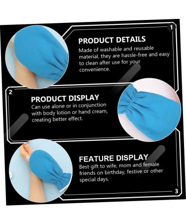 PLAFOPE 1 Pair Maintenance Essential Oil Gloves Spa Care Gloves Skin Care Gloves Exfoliating Care Gloves Spa Mittens Hand Healing Gloves Moisturizing Gloves Exfoliating Gloves Spa Gloves 29X16X1CM - Buy Online on SooperMarket.com