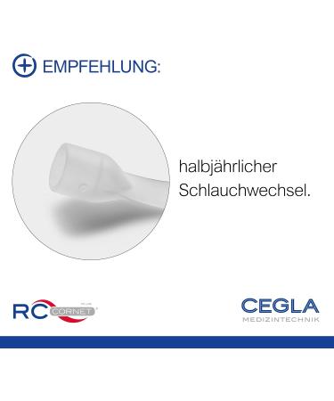 Buy CEGLA RC-Cornet Plus Hose Set - Medical Silicone Spare Parts for Airway Disease Relief - International Shipping Available - Buy Online on SooperMarket.com
