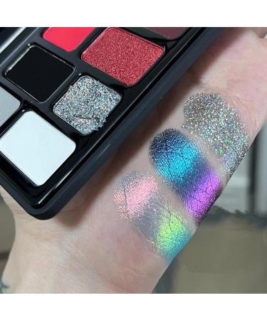 Smokey Eyeshadow Palette - 16 Cool Toned Shimmer & Matte Shades | Long Lasting Waterproof Blendable | Perfect for Bold Looks - Buy Online on SooperMarket.com