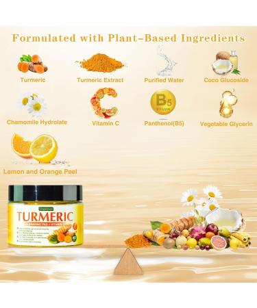 80 Turmeric Cleansing Pads for Face | Vitamin C & B5 Exfoliating Scrub Pads | Maintain Skin's Water & Oil Balance - Buy Online on SooperMarket.com