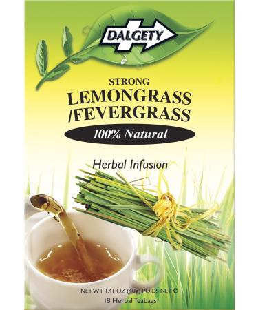 Dalgety Lemongrass/Fevergrass Herbal Infusion 40g Cartons 100% Natural Caffeine Free Tea Our Delicious Tea Relaxes the Body & is Packed with Unique Health Benefits (3 Pack)
