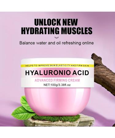 Hyaluronic Acid Moisturizer | Advanced Firming Face & Body Cream | Anti-Aging Skin Tightening Day & Night Care - 3.38 Fl oz - Buy Online on SooperMarket.com