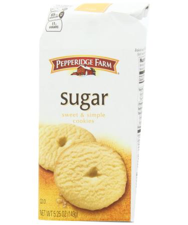 Pepperidge Farm Sugar Cookies, 5.25-ounce (pack of 4) 5.25 Ounce (Pack of 6)