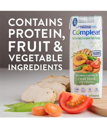 Compleat Tube Feeding Formula 8.45 FL OZ (Pack of 24) - Unflavored Original 1.0 - Buy Online on SooperMarket.com