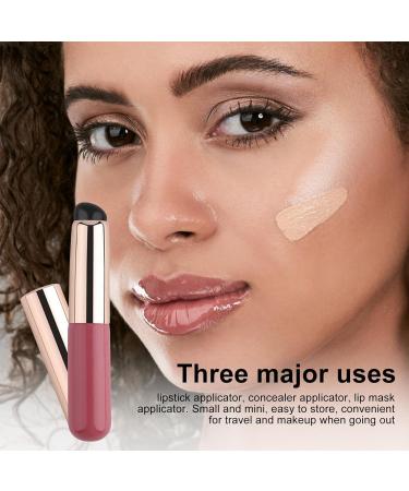 Silicone Lip Brush - 2 Silicone Lip Applicators Lip Brush for Lipstick Multi-purpose Silicone Brush for Lip Balm Lip Gloss Lip Stick and Concealer - Buy Online on SooperMarket.com