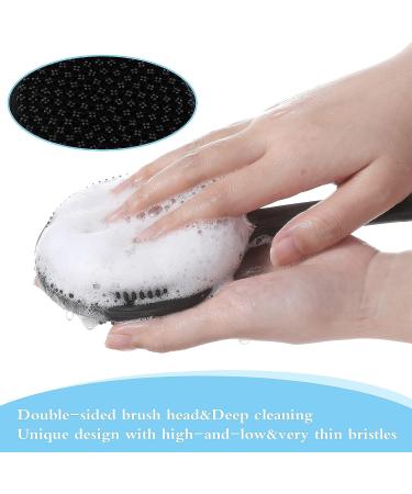 Silicone Body Scrubber Long Handle Bath Shower Brush - WLLHYF Back Exfoliator - Buy Online on SooperMarket.com