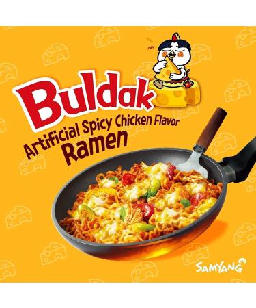 Samyang Hot Chicken Flavour Buldak Noodles Cheese Halal 140g (Pack of 5) - Buy Online on SooperMarket.com
