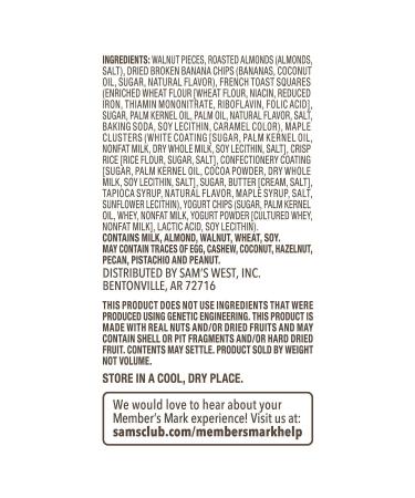 Member's Mark Nutty Banana French Toast Trail Mix 20oz - Pack of 1 - Buy Online on SooperMarket.com
