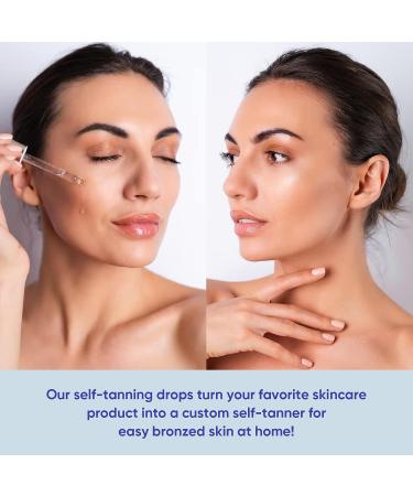 Face & Body Self Tanner Drops | Sunless Bronzing Drops for Face Tan | Long-Lasting Formula | 30ml*2 - Buy Online on SooperMarket.com