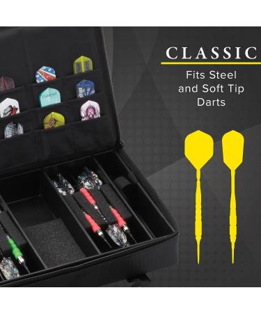 Casemaster Classic Nylon Dart Carrying Case - Holds 12 Darts and Accessories - Buy Online on SooperMarket.com