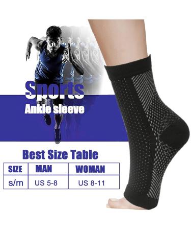 Buy Run Up Orthopedic Compression Socks for Men & Women | Neuropathy Ankle Support & Plantar Fasciitis Relief | Ideal for Fitness Running & Cycling (S/M) - Buy Online on SooperMarket.com