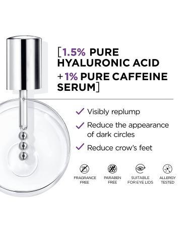 Revitalift Hyaluronic Acid + Caffeine Eye Serum | L'Oreal Paris Anti-Aging Moisturizer Sample - Buy Online on SooperMarket.com