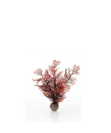 Biorb 46069 Horn coral S dark red - small aquarium decoration |Natural artificial coral made of plastic |Aquaria decoration | Easy cleaning |For fresh water and sea water small dark red