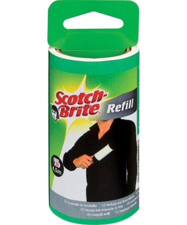 Scotch-Brite 836RP-30 replacement roll for clothes lint roller black/white 30 sheets pack of 4 (4x1 piece)