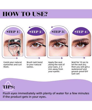 Buy Bond and Seal Lash Glue - 10ml Waterproof Strong Hold for DIY Lash Extensions | 72 Hours Long Lasting | House of Lash Clusters - Buy Online on SooperMarket.com