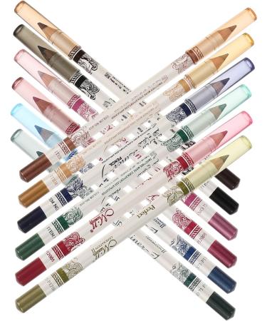 PLAFOPE 3pcs 12 Waterproof Eyeliner Pencil Eyebrow Pencil Makeup Eyeliner Glitter Outfit Flash Suit - Buy Online on SooperMarket.com