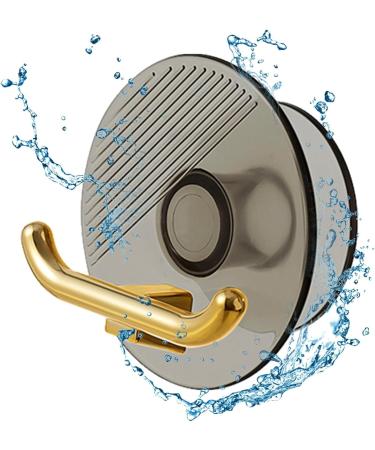 Shizuku Socket Holder | Drill-Free Self-Adhesive Toothbrush & Razor Organizer Hook for Shower - Translucent Gray - Buy Online on SooperMarket.com