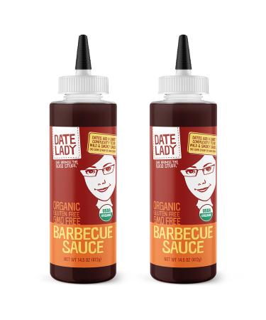 Organic BBQ Sauce | Gluten Free | Paleo Friendly | No Corn Syrup or Cane Sugar | No Added Flavors or MSG (2-Pack) 2 Bottles (14.5oz)