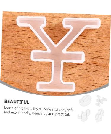 STOBOK 12 Pcs Silicone Mold Silicone DIY Mold DIY Symbol Mold Epoxy Jewelry Molds Gummy Molds Resin Necklace Mold Molds for Concrete DIY Crafts Cake Mold Manual White Silica Gel Whitex3pcs 4.8X4.2CMx3pcs - Buy Online on SooperMarket.com