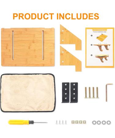 Hooxincci Cat Window Perch - Durable Bamboo Hammock for Indoor Cats - Buy Online on SooperMarket.com