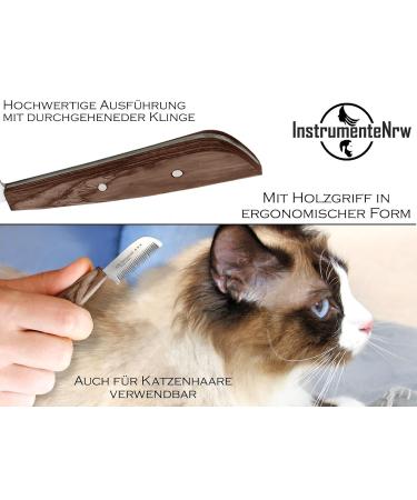 Premium Trimmeters Set for Dogs & Cats | 2-Part Fur Care Comb & Stainless Steel Undercoat Knife - Buy Online on SooperMarket.com