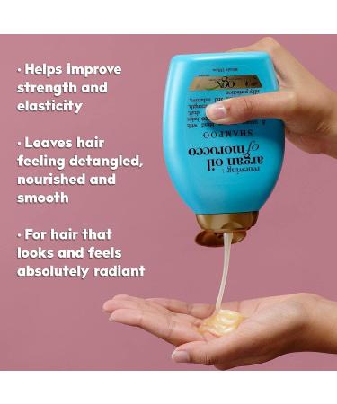 OGX Argan Oil of Morocco Sulfate Free Shampoo for Dry Hair 385ml (Pack of 2) Blue 385 millilitre (Pack of 2) - Buy Online on SooperMarket.com